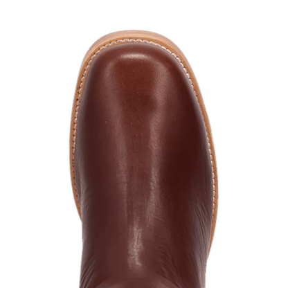PRODUCT SHOT RIP LEATHER BOOT AT TOE ANGLE
