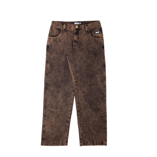 Rust Denim Pants Brown - Four Street