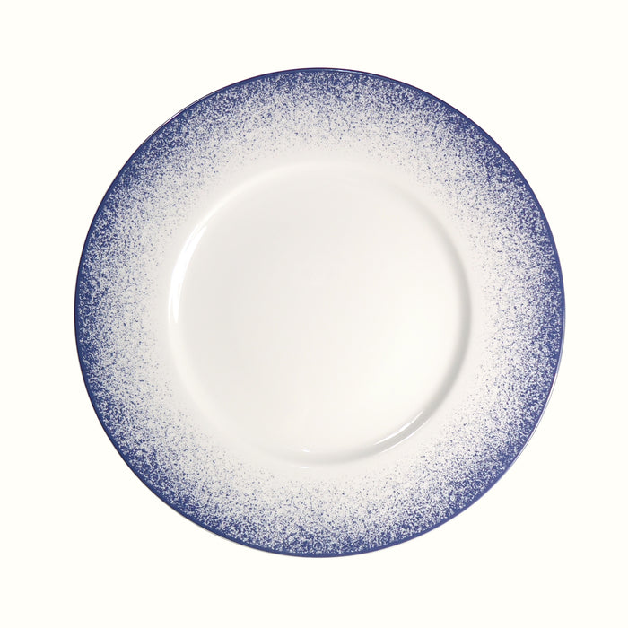 SKU# B320-REC20830 - Blue Fire Presentation Plate - Shape Recamier - Size: 12.6"