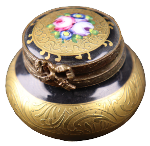 SKU# C222160 - Covered Jar Incrustation