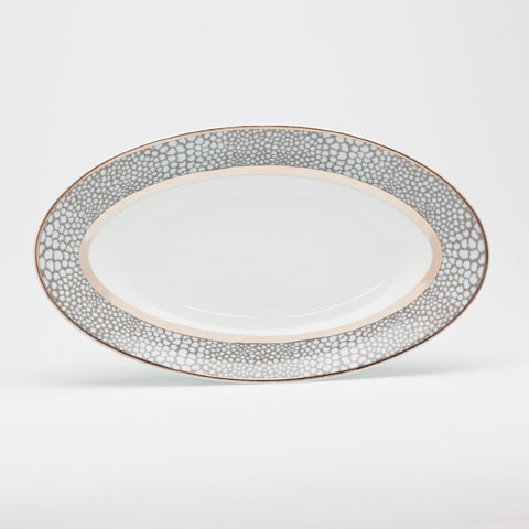 SKU# M230-REC20576 - Makassar Relish Dish - Shape Recamier
