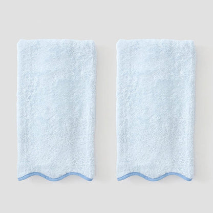 Solid Light Blue Hand Towel