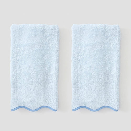 Solid Light Blue Hand Towel