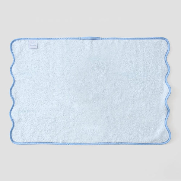 Solid Light Blue Hand Towel