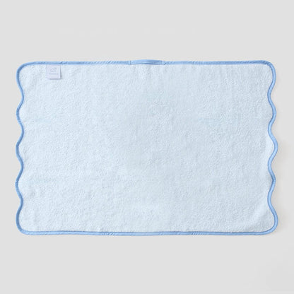 Solid Light Blue Hand Towel