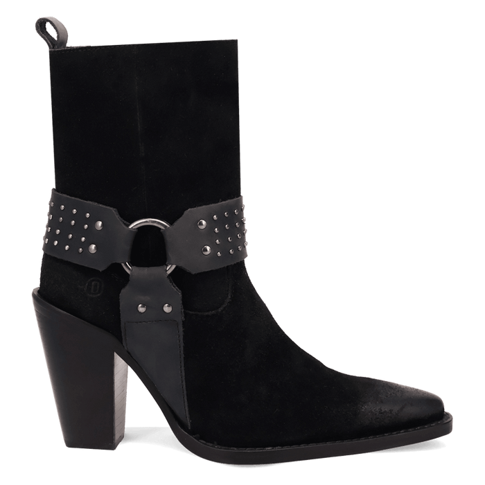 PRODUCT SHOT SONGBIRD SUEDE BOOT AT 90 DEGREE INSIDE ANGLE