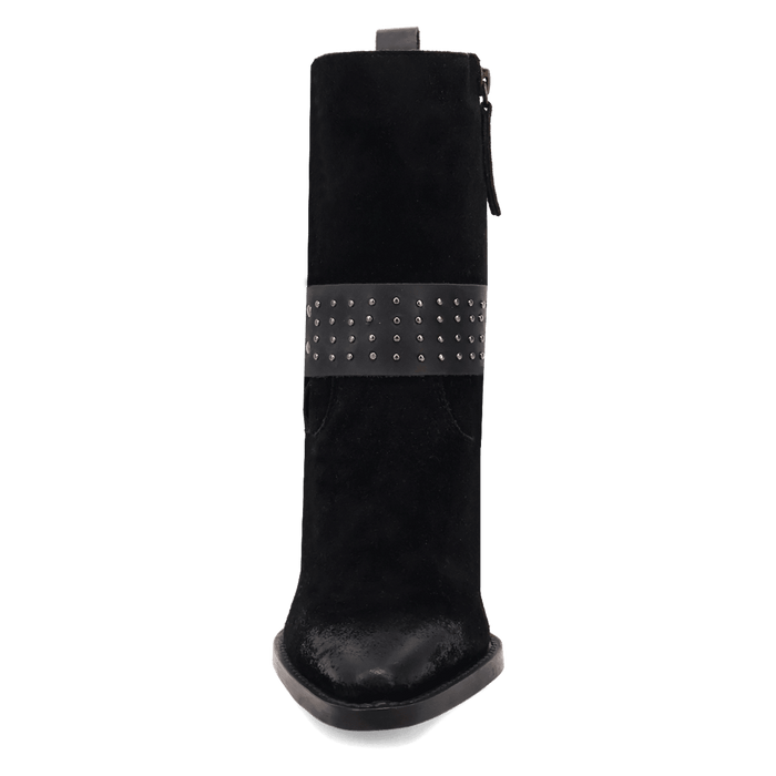 PRODUCT SHOT SONGBIRD SUEDE BOOT AT FRONT ANGLE