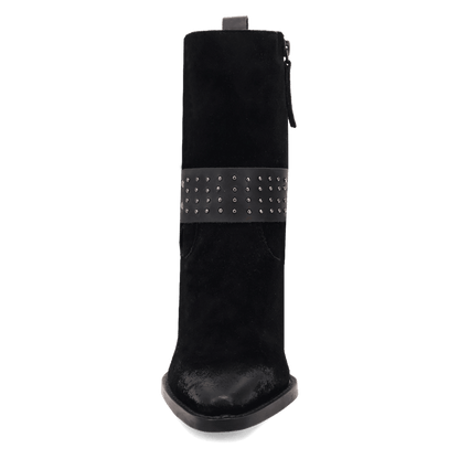 PRODUCT SHOT SONGBIRD SUEDE BOOT AT FRONT ANGLE