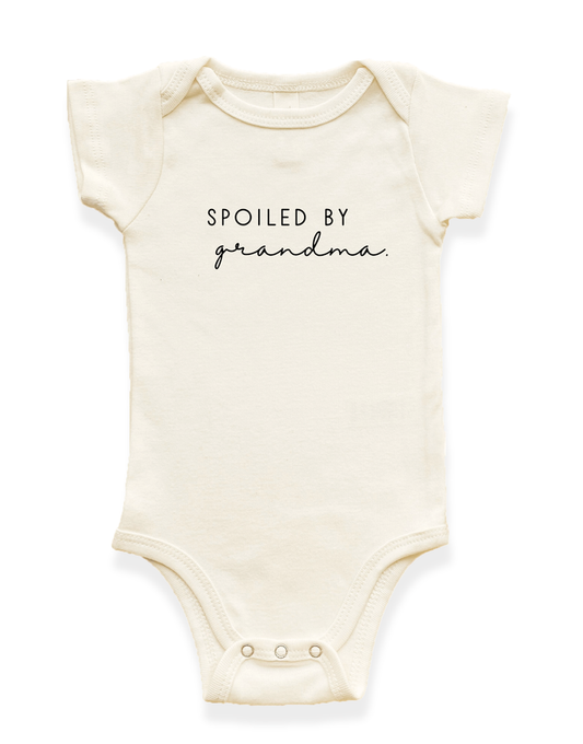 Spoiled By Grandma Organic Baby Bodysuit