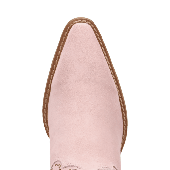 PRODUCT SHOT STAR POWER SUEDE LEATHER BOOTIE AT TOE ANGLE
