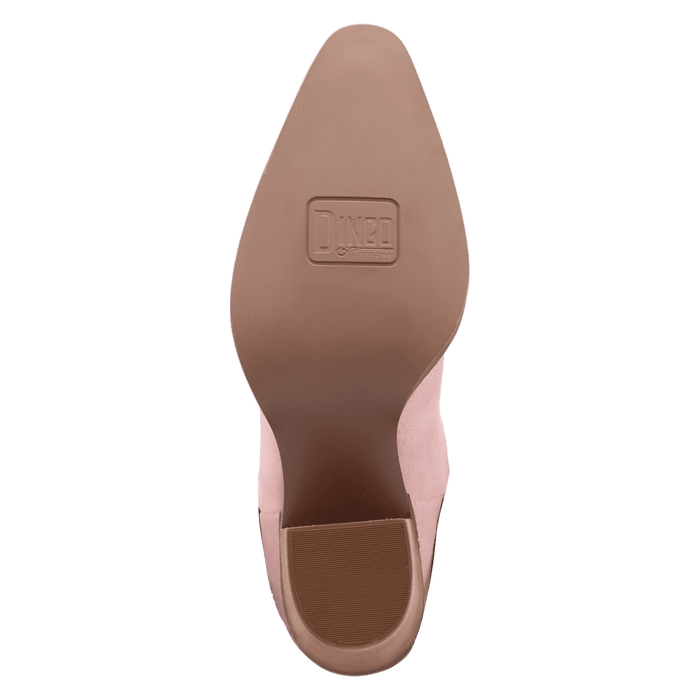 PRODUCT SHOT STAR POWER SUEDE LEATHER BOOTIE AT OUTSOLE ANGLE