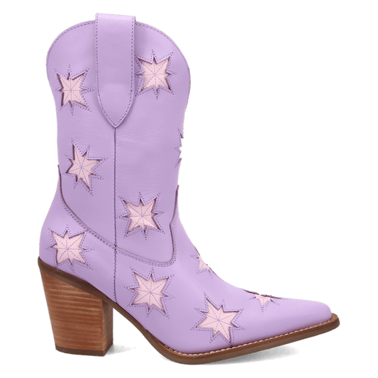 PRODUCT SHOT STARBURST LEATHER BOOT AT 90 DEGREE INSIDE ANGLE