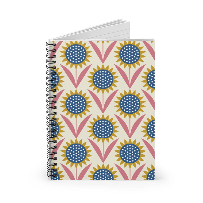 Gratitude Journal Retro Sunflowers, Hardcover Notebook and Diary | Pippa + June