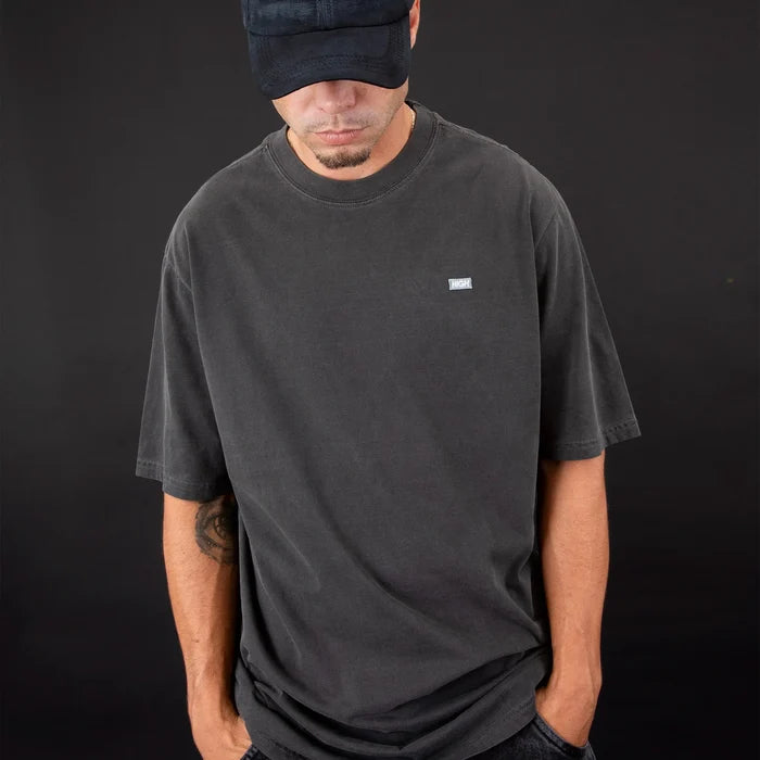 Tee Logo Line Washed Black - Four Street