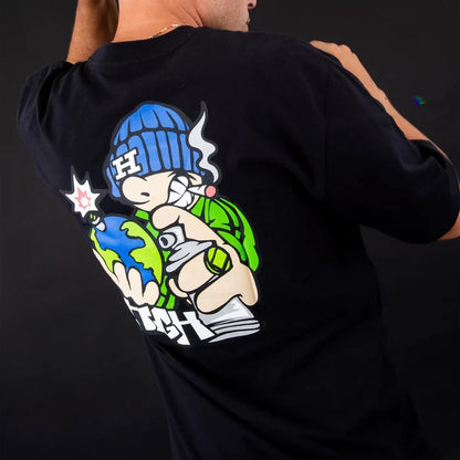 Tee Rebel Black - Four Street