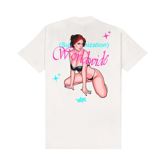 TEE STRIPPER OFF WHITE - Four Street