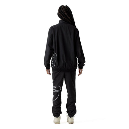 TRACK JACKET S STAR BLACK - Four Street