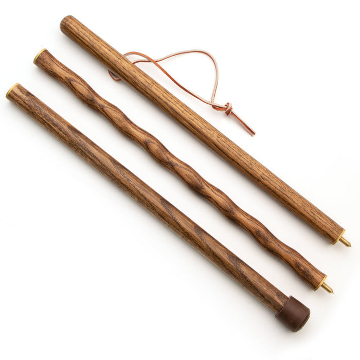 Twisted Oak Traveler's Walking Stick