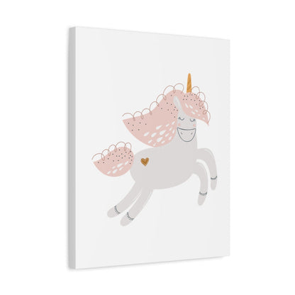 Girls Wall Art Print Fairy Tale Unicorn, Girls Wall Art, Girls Nursery Art Prints, Girls Bedroom Wall Decor, Made in the USA | PIPPA + JUNE