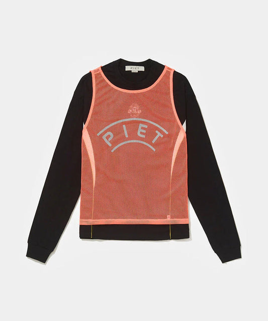 Vest Long Sleeve T-shirt Black - Four Street