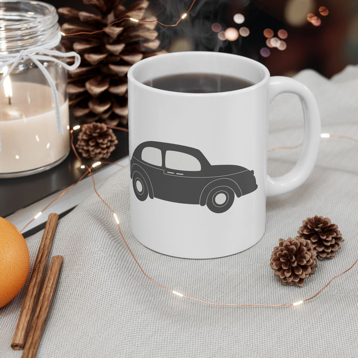 Coffee Cup Ceramic Vintage Car, Ceramic Mugs and Drinkware, Coffee Cups, Office Mugs, Made in USA | Pippa + June