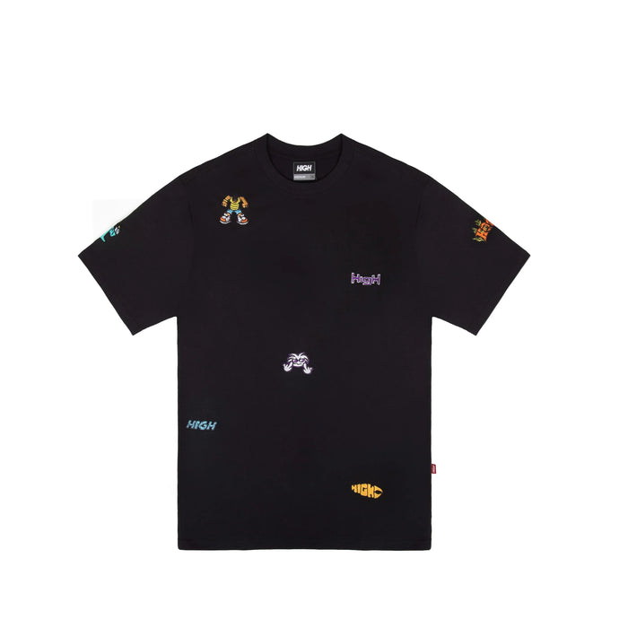 Work Tee Doodles Black - Four Street
