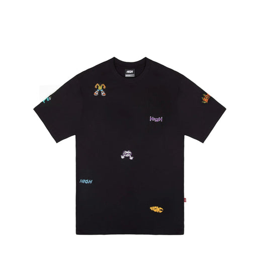 Work Tee Doodles Black - Four Street