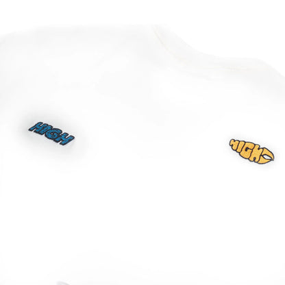 Work Tee Doodles White - Four Street