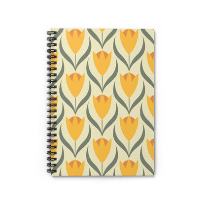 Gratitude Journal Yellow Tulips, Hardcover Notebook and Diary | Pippa + June