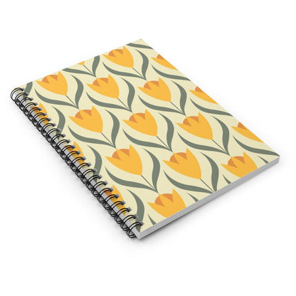 Gratitude Journal Yellow Tulips, Hardcover Notebook and Diary | Pippa + June