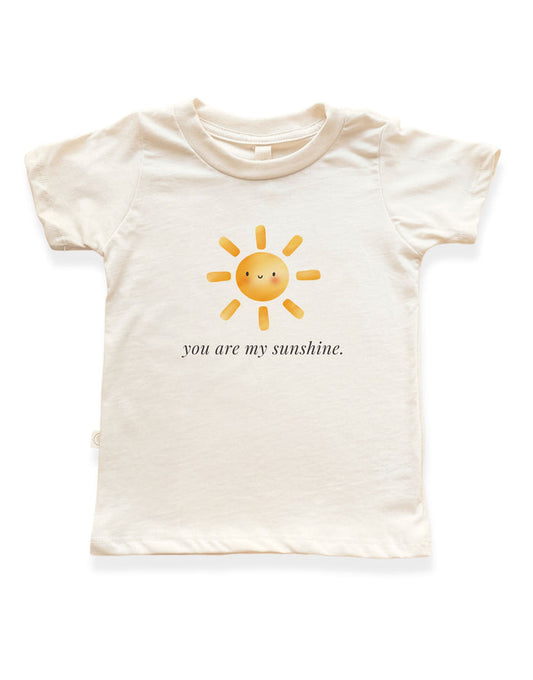 You Are My Sunshine Organic Kids T-shirt